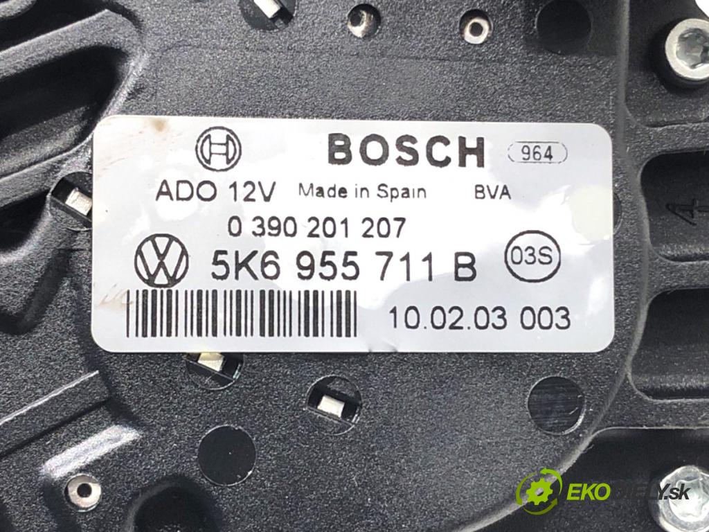VW GOLF VI liftback 2010 77 kW 1.6 TDI 1598 Motor stieračov zad 5K6955711B