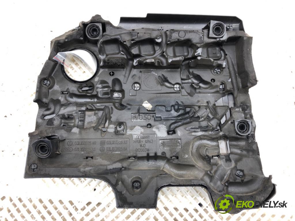 VW GOLF VI liftback 2010 77 kW 1.6 TDI 1598 kryt motora 03L103925AR (Kryt motoru )