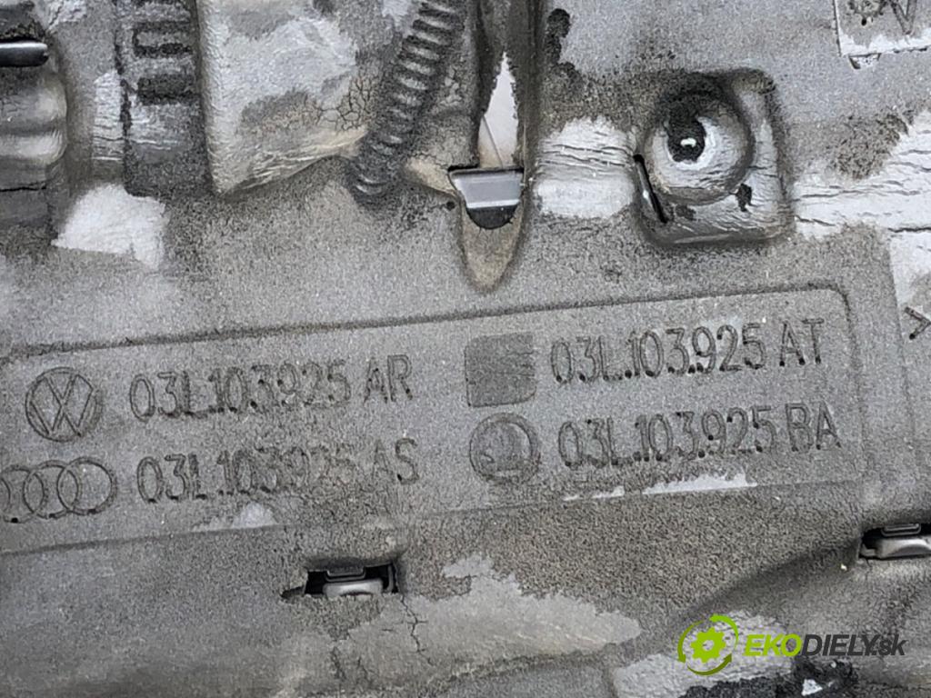 VW GOLF VI liftback 2010 77 kW 1.6 TDI 1598 Kryt Motor 03L103925AR (Kryt motora)