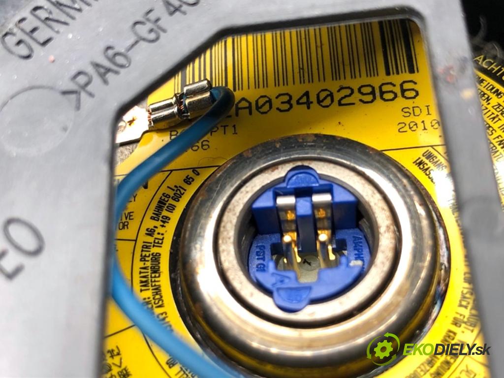 VW GOLF VI liftback 2010 77 kW 1.6 TDI 1598 AirBag volantu 3C8880201K (Airbag)