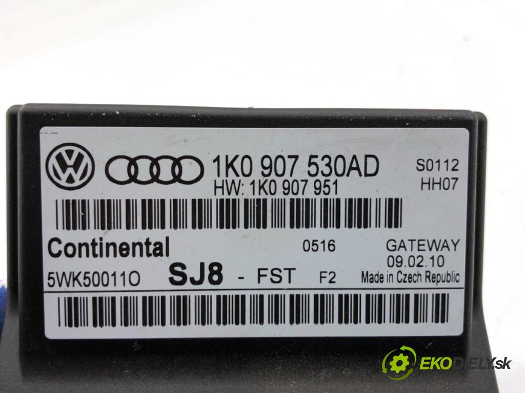 VW GOLF VI liftback 2010 77 kW 1.6 TDI 1598 Modul GATEWAY 1K0907530AD