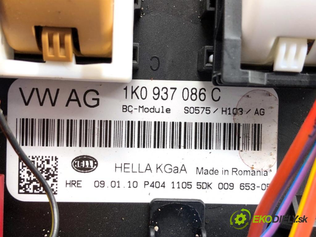 VW GOLF VI liftback 2010 77 kW 1.6 TDI 1598 Modul BCM 1K0937086C (Riadiaca jednotka ostatné)