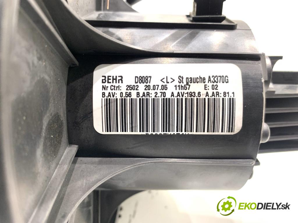 OPEL ZAFIRA B nadwozie wielkoprzestrzenne (MPV) 2005 77 kW 1.6 (M75) 1598 ventilátor kúrenia D8087