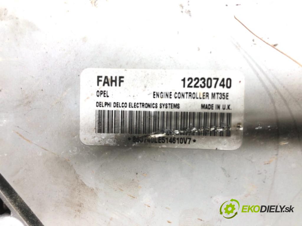 OPEL ZAFIRA B nadwozie wielkoprzestrzenne (MPV) 2005 77 kW 1.6 (M75) 1598 riadiaca jednotka Motor 12230740 (Riadiaca jednotka)