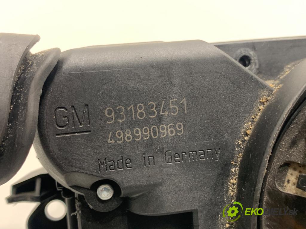 OPEL ZAFIRA B nadwozie wielkoprzestrzenne (MPV) 2005 77 kW 1.6 (M75) 1598 Prepínač kombinovaný 93183451 (Prepínacie páčky pod volantom)