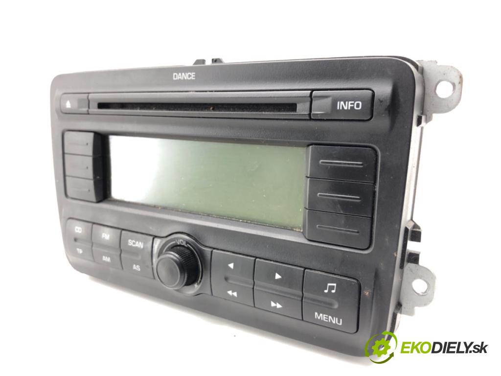 SKODA FABIA II liftback 2009 51 kW 1.2 LPG 1198 RADIO 5J0035161A (Audio zariadenie)