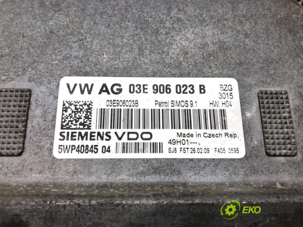 SKODA FABIA II liftback 2009 51 kW 1.2 LPG 1198 riadiaca jednotka Motor 03E906023B (Riadiaca jednotka)