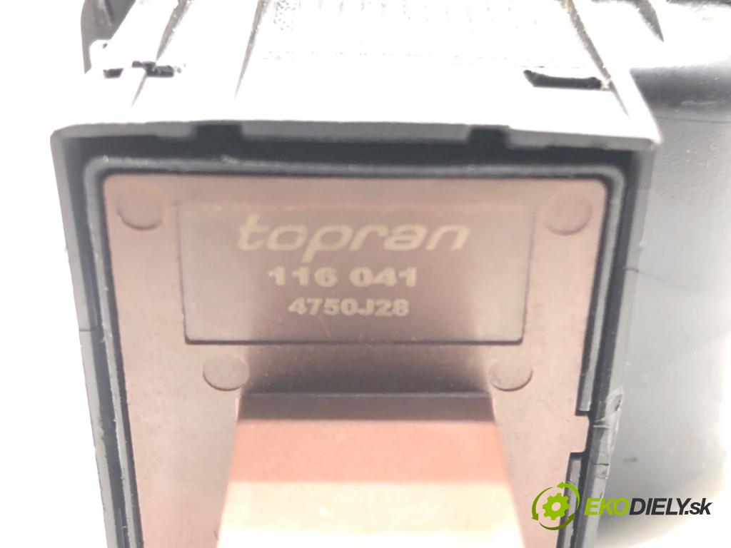 SKODA FABIA II liftback 2009 51 kW 1.2 LPG 1198 Prepínač okien 5J0867171A (Prepínacie páčky pod volantom)