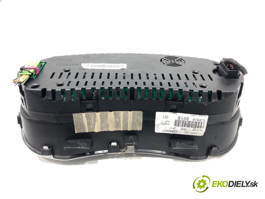 SKODA FABIA II liftback 2009 51 kW 1.2 LPG 1198 Prístrojovka 5J0920801B (Prístrojová doska)