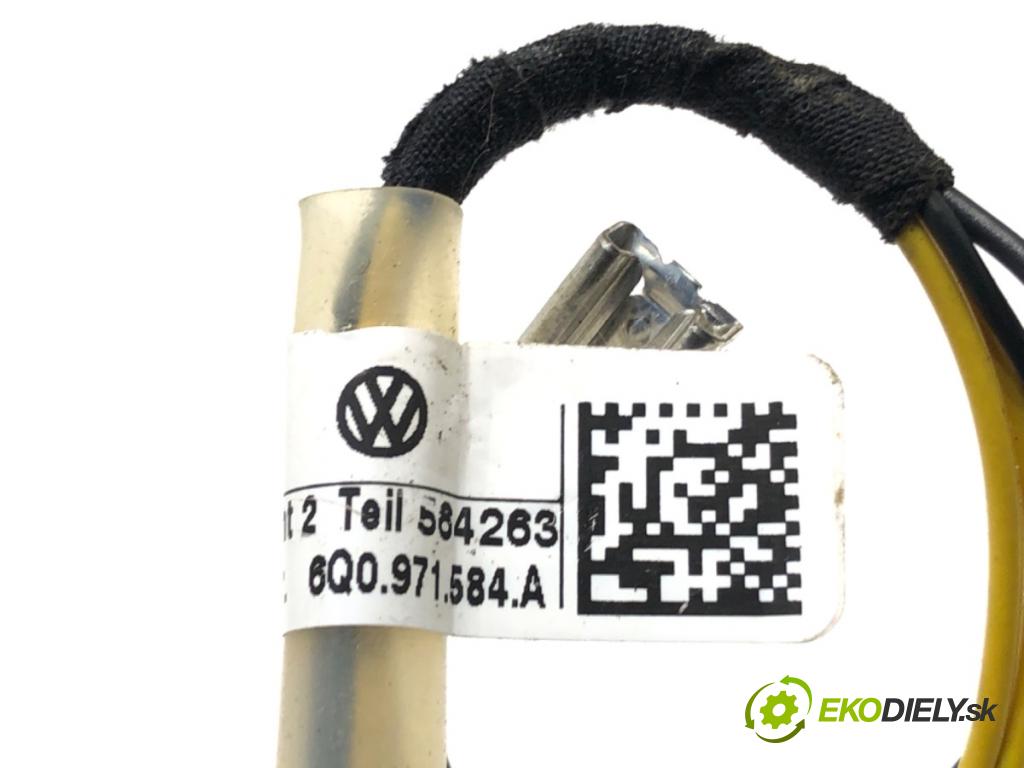 SKODA FABIA II liftback 2009 51 kW 1.2 LPG 1198 Káblovačka silentbloku airbag 6Q0971584A
