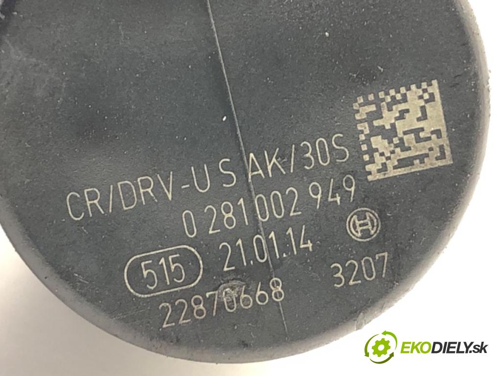 BMW F32 coupe 2014 135 kW 420 d xDrive 1995 Regulátor tlaku paliva 0281002949 (Palivový systém ostatné)