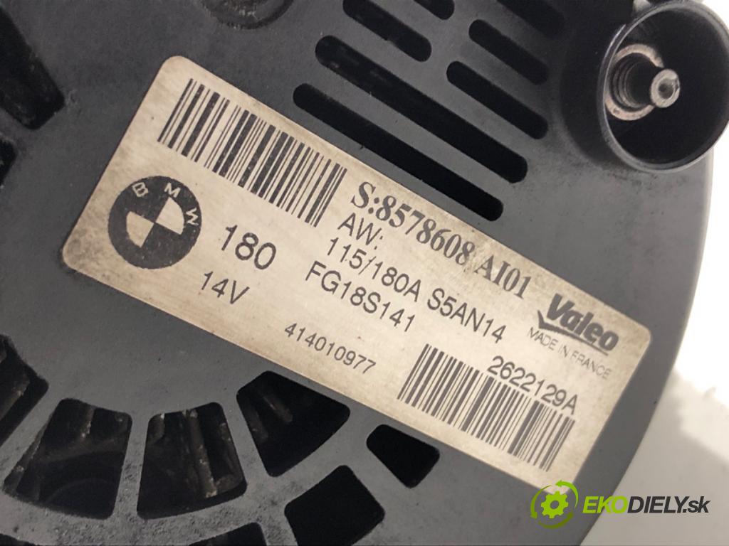 BMW F32 coupe 2014 135 kW 420 d xDrive 1995 Alternátor 8578608 (Alternátor)