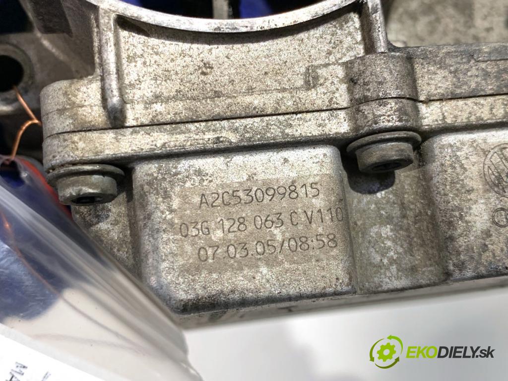 SKODA OCTAVIA II Kombi 2005 77 kW 1.9 TDI 4x4 1896 škrtíci klapka 03G128063C (Škrticí klapka)