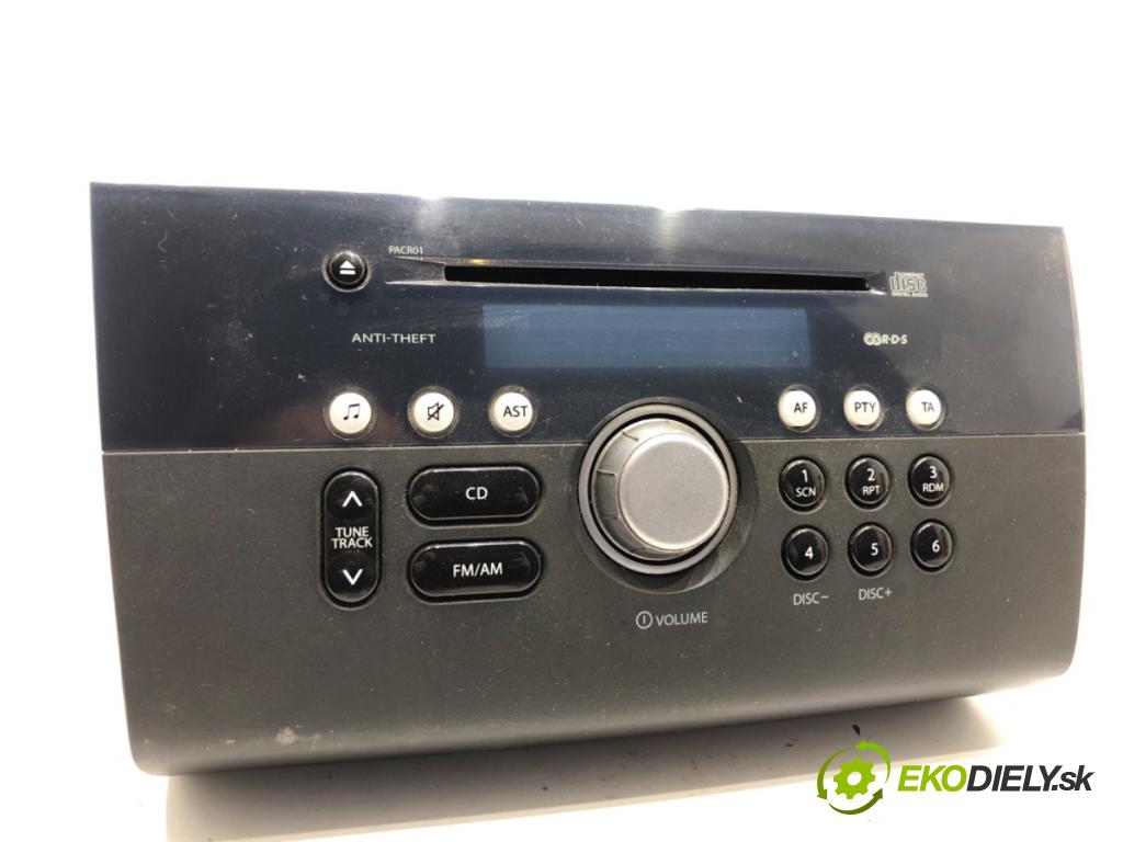 SUZUKI SWIFT III liftback 2006 51 kW 1.3 DDiS (RS 413D) 1248 RADIO 39101-62J0 (Audio zariadenie)