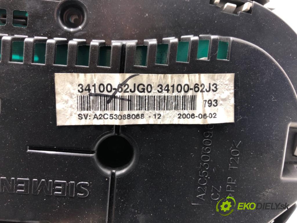 SUZUKI SWIFT III liftback 2006 51 kW 1.3 DDiS (RS 413D) 1248 Prístrojovka 34100-62JG0 (Prístrojová doska)