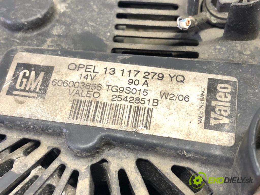 SUZUKI SWIFT III liftback 2006 51 kW 1.3 DDiS (RS 413D) 1248 Alternátor 13117279 (Alternátor)