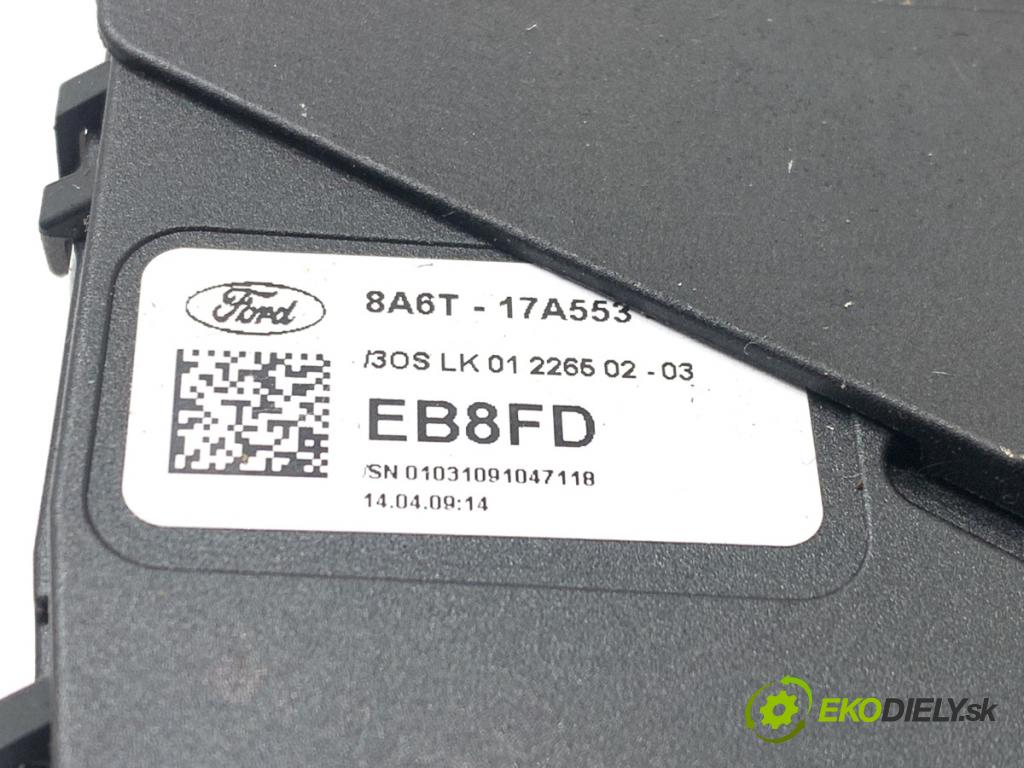 FORD FIESTA MK7 liftback 2009 60 kW 1.25 1242 Prepínač kombinovaný 8A6T-13335-AC 8A6T-13N064-AE (Prepínacie páčky pod volantom)