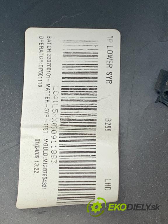 FORD FIESTA MK7 liftback 2009 60 kW 1.25 1242 Palubná doska  (Palubná doska)