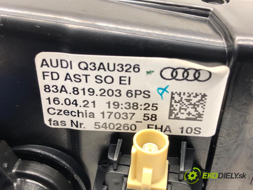 AUDI Q3 II SUV 2021 110 kW 35 TFSI Mild Hybrid 1498 Mriežky kúrenia zad 83A819203