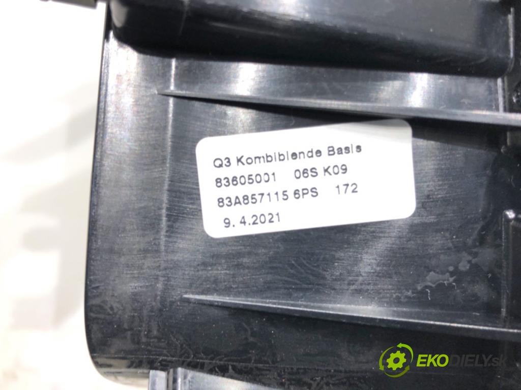 AUDI Q3 II SUV 2021 110 kW 35 TFSI Mild Hybrid 1498 lišty kryt 83A857115 83B853190A (Lišta)