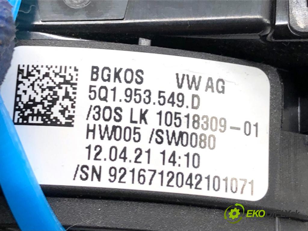 AUDI Q3 II SUV 2021 110 kW 35 TFSI Mild Hybrid 1498 kroužek slimák airbag 5Q1953549D (Airbag)