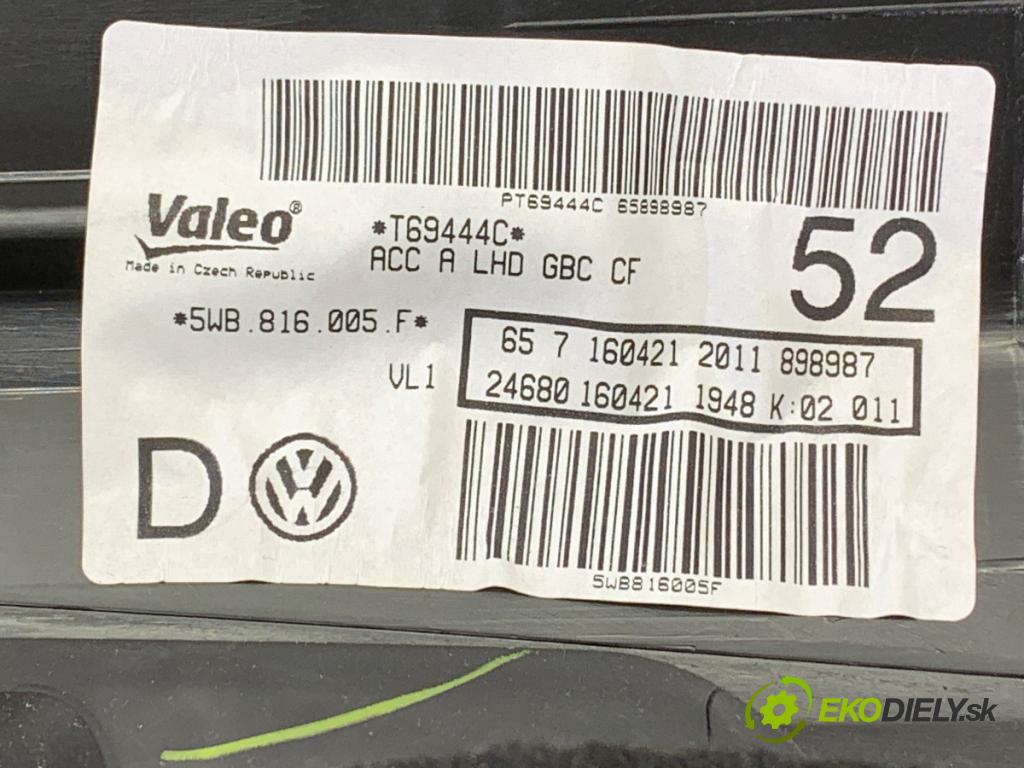 AUDI Q3 II SUV 2021 110 kW 35 TFSI Mild Hybrid 1498 Výhrevné teleso, radiátor kúrenia komplet KOMBAJN 5WB816005F (Radiátor kúrenia)