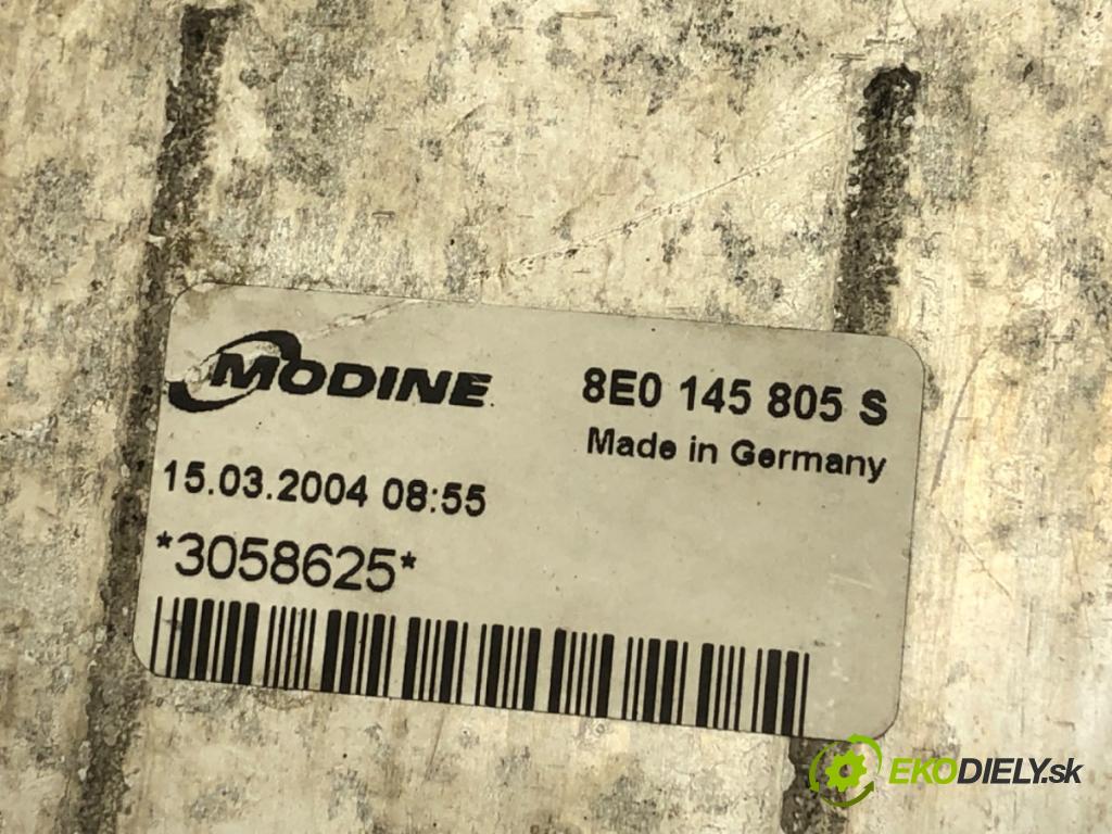 AUDI A4 B6 sedan 2004 96 kW 1.9 TDI 1896 intercooler 8E0145805S (Intercooler (chladič stlačeného vzduchu))