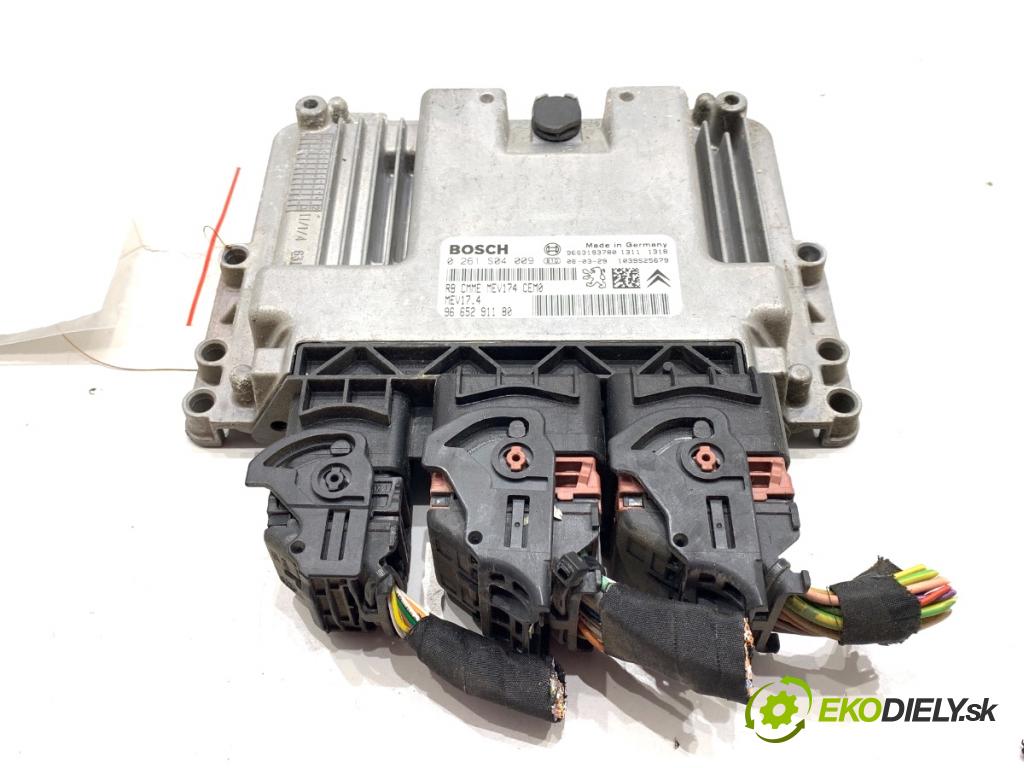 PEUGEOT 207 Kombi 2008 88 kW 1.6 16V 1598 riadiaca jednotka Motor 9665291180 0261S04009 (Riadiaca jednotka)