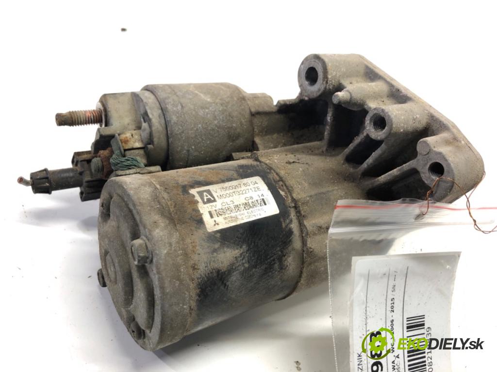 PEUGEOT 207 Kombi 2008 88 kW 1.6 16V 1598 startér M000T32271ZE (Startér)