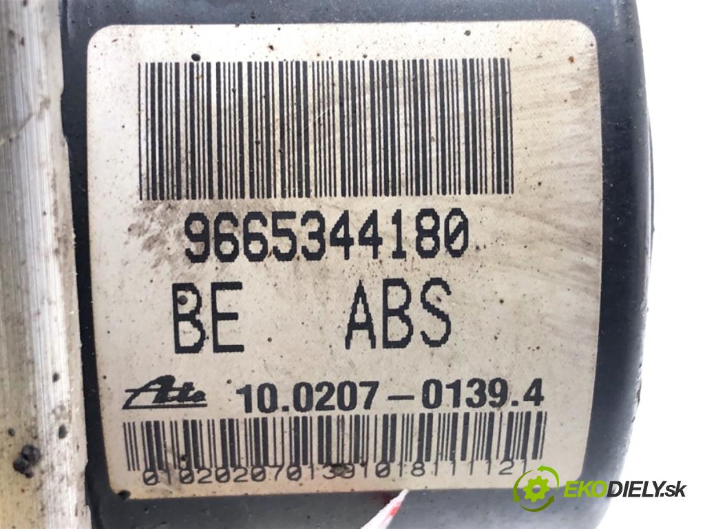 PEUGEOT 207 Kombi 2008 88 kW 1.6 16V 1598 Pumpa ABS 9665344180 (Pumpa ABS)