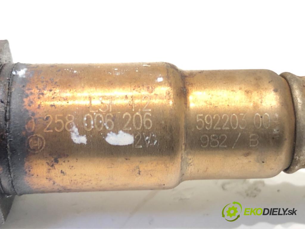 FIAT GRANDE PUNTO liftback 2006 57 kW 1.4 (199AXB11, 199AXB1A, 199BXB1A, 199AXL1A) 1368 sonda lambda predný 0258006206 (Lambda sonda)