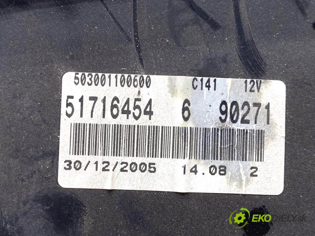 FIAT GRANDE PUNTO liftback 2006 57 kW 1.4 (199AXB11, 199AXB1A, 199BXB1A, 199AXL1A) 1368 Prístrojovka 51716454 (Prístrojová doska)