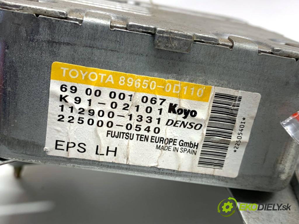 TOYOTA YARIS II liftback 2006 64 kW 1.3 VVT-i (SCP90_) 1298 Modul servočerpadlo 89650-0D110 (Riadiaca jednotka ostatné)