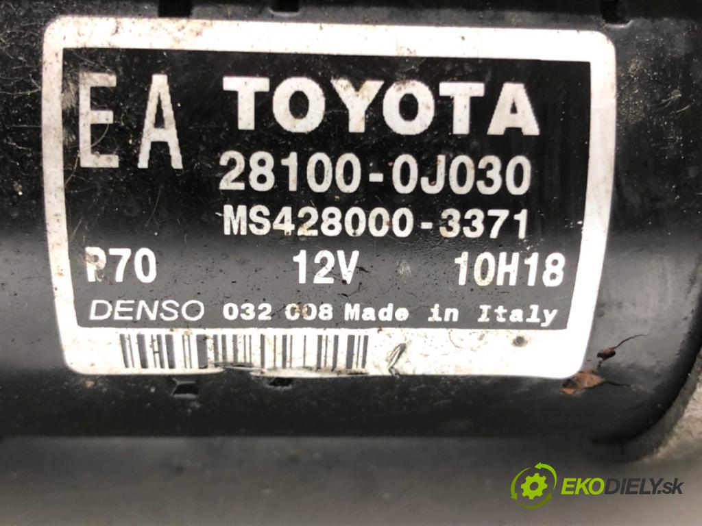 TOYOTA YARIS II liftback 2006 64 kW 1.3 VVT-i (SCP90_) 1298 Štartér 28100-0J030 (Štartér)