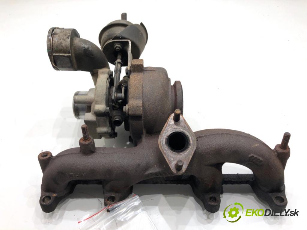 SEAT LEON II liftback 2005 77 kW 1.9 TDI 1896 turbo 03G253014F (Kompletní turbodmychadlo)