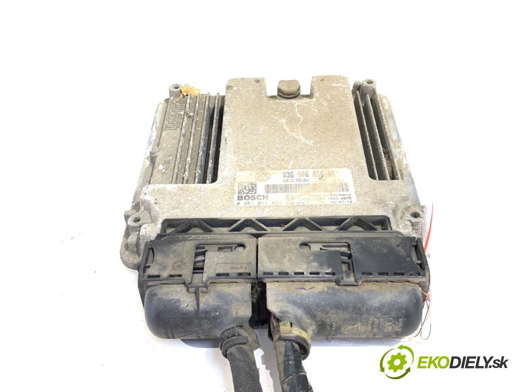 SEAT LEON II liftback 2005 77 kW 1.9 TDI 1896 riadiaca jednotka Motor 03G906016AK (Riadiaca jednotka)