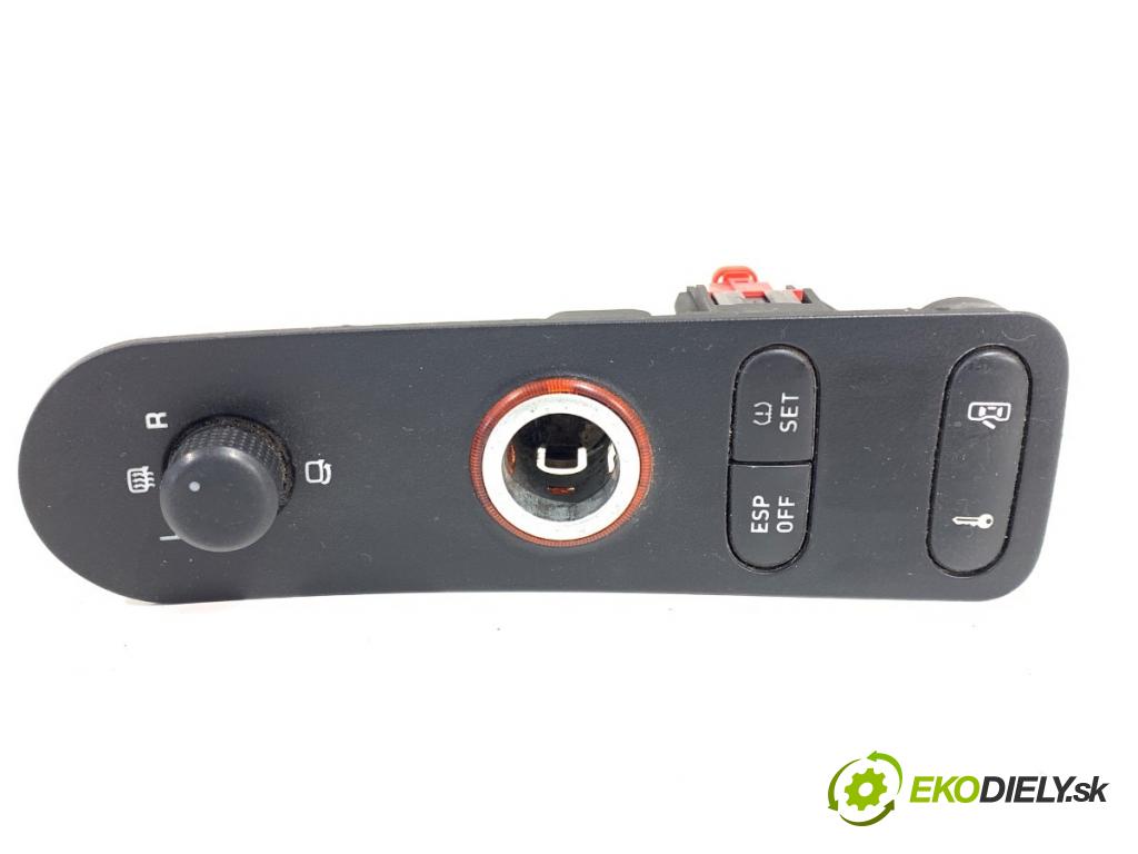 SEAT LEON II liftback 2005 77 kW 1.9 TDI 1896 Prepínač nastavenia spätných zrkadiel  (Prepínacie páčky pod volantom)