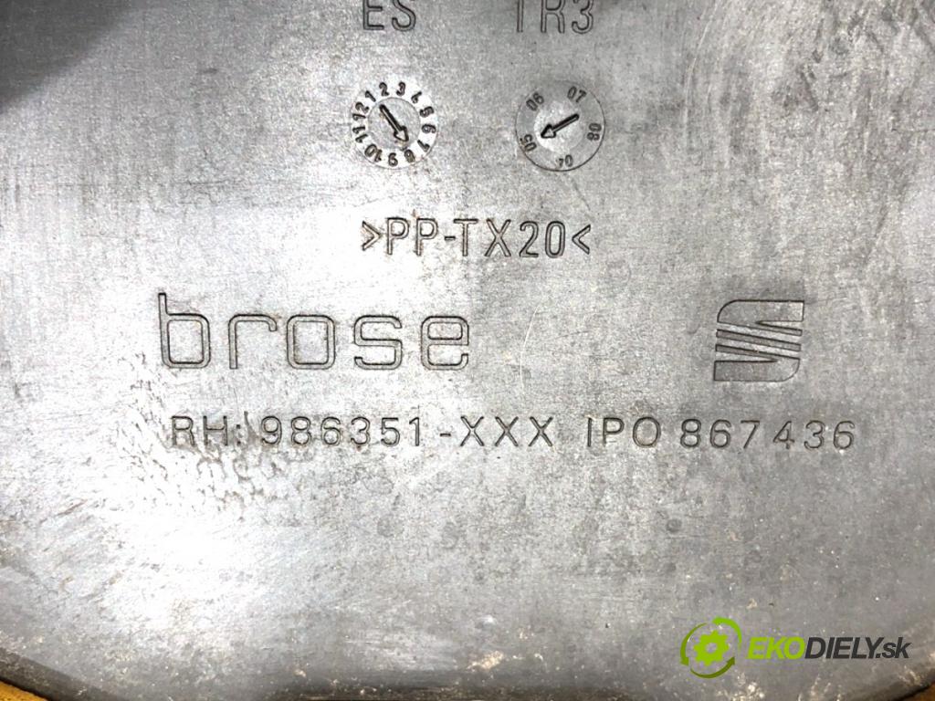 SEAT LEON II liftback 2005 77 kW 1.9 TDI 1896 Mechanizmus okna pravy predný 1K0959792H