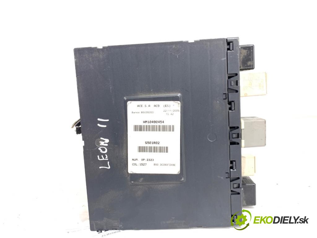 SEAT LEON II liftback 2005 77 kW 1.9 TDI 1896 Modul BORDNETZ 3C0937049E (Riadiaca jednotka ostatné)