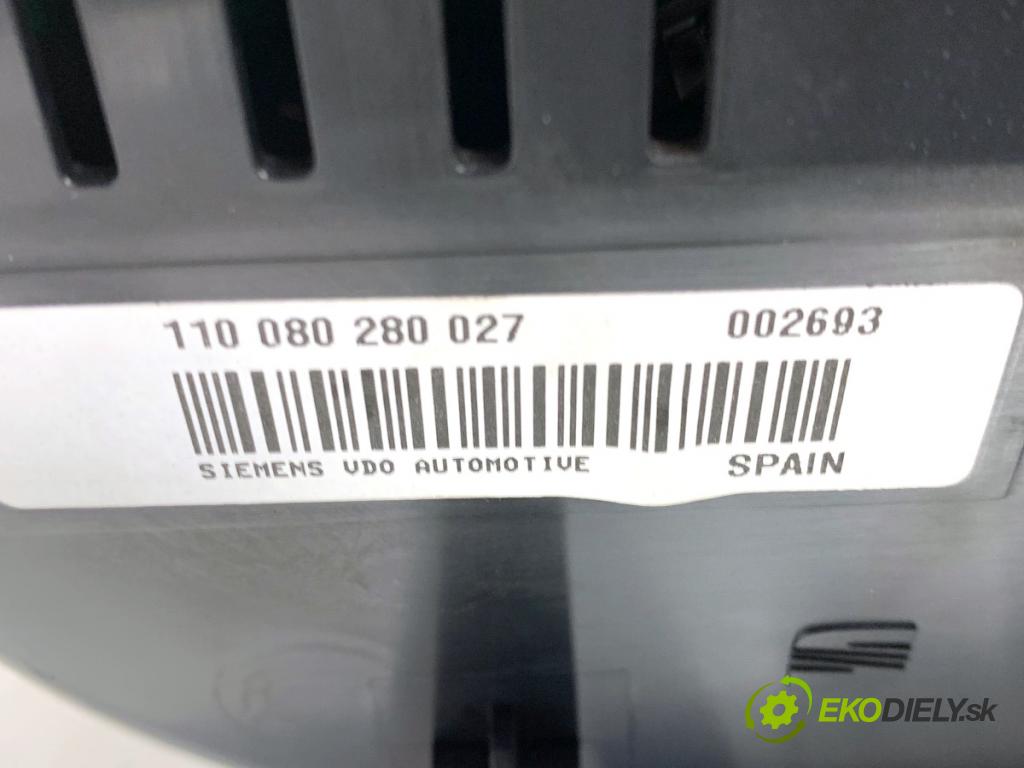 SEAT LEON II liftback 2005 77 kW 1.9 TDI 1896 Prístrojovka 1P0920823G (Prístrojová doska)