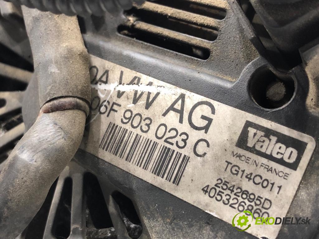 SEAT LEON II liftback 2005 77 kW 1.9 TDI 1896 Alternátor 06F903023C (Alternátor)