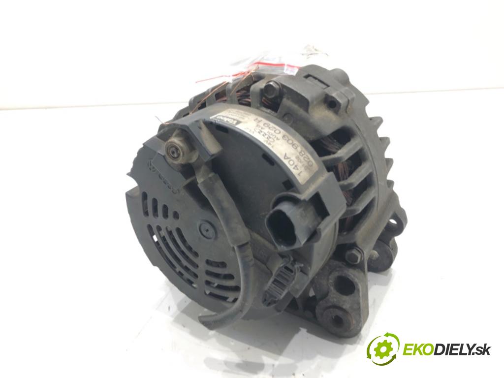 AUDI A4 B6 sedan 2002 74 kW 1.9 TDI 1896 Alternátor 028903029R (Alternátor)