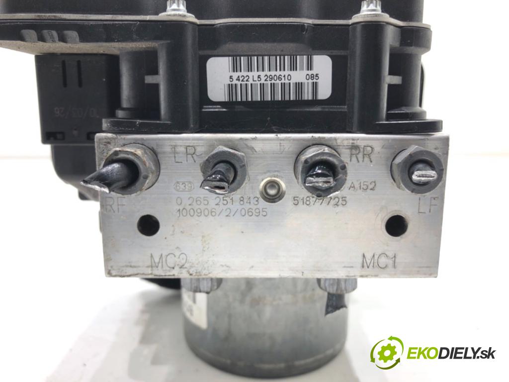 FIAT BRAVO II liftback 2010 103 kW 1.4 16V (198AXS1B) 1368 Pumpa ABS 51877725 (Pumpa ABS)