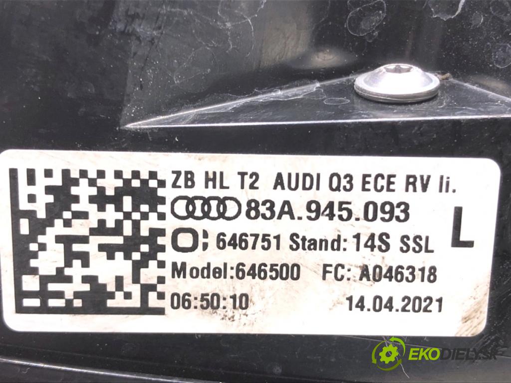 AUDI Q3 II SUV 2021 110 kW 35 TFSI Mild Hybrid 1498 Svetlo zad ľavá strana vnútorná 83A945093 (Kľučka dverí ostatné)