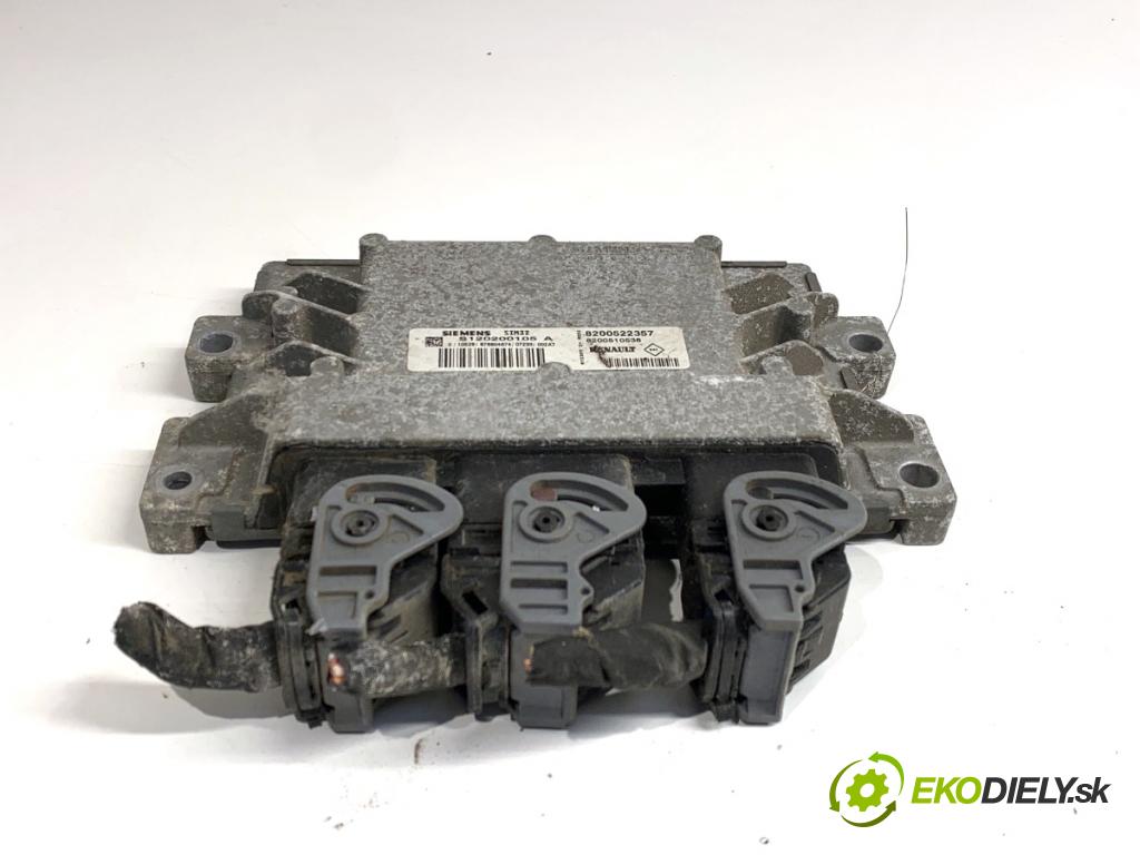 RENAULT CLIO III liftback 2007 55 kW 1.2 16V (BR02, BR0J, BR11, CR02, CR0J, CR11) 1149 riadiaca jednotka Motor 8200522357 (Riadiaca jednotka)