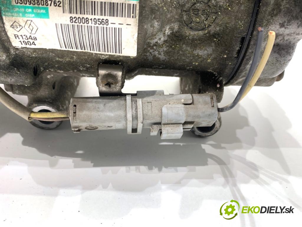 RENAULT CLIO III liftback 2007 55 kW 1.2 16V (BR02, BR0J, BR11, CR02, CR0J, CR11) 1149 kompresor klimatizace 8200819568 (Kompresor klimatizace)