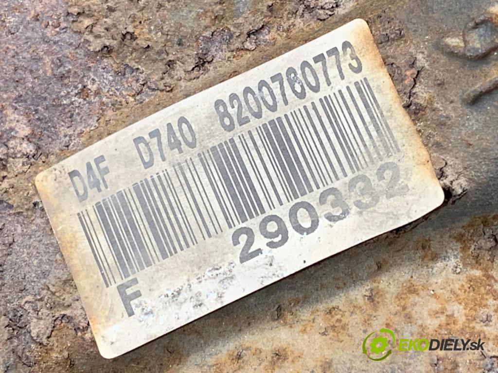 RENAULT CLIO III liftback 2007 55 kW 1.2 16V (BR02, BR0J, BR11, CR02, CR0J, CR11) 1149 Motor D4F740 (Motor)