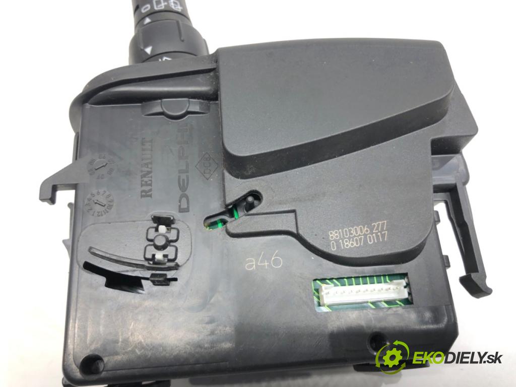 RENAULT CLIO III liftback 2007 55 kW 1.2 16V (BR02, BR0J, BR11, CR02, CR0J, CR11) 1149 Prepínač stieračov 88103006 (Prepínacie páčky pod volantom)