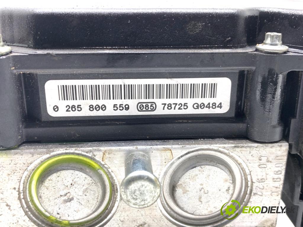 RENAULT CLIO III liftback 2007 55 kW 1.2 16V (BR02, BR0J, BR11, CR02, CR0J, CR11) 1149 Pumpa ABS 0265800559 (Pumpa ABS)