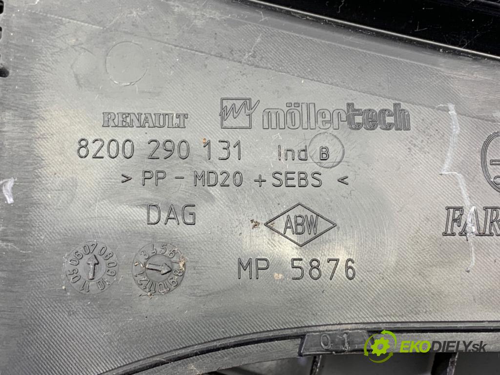 RENAULT CLIO III liftback 2007 55 kW 1.2 16V (BR02, BR0J, BR11, CR02, CR0J, CR11) 1149 Torpédo, plast pod čelné okno 8200290131 (Torpédo (plast pod čelným sklom))